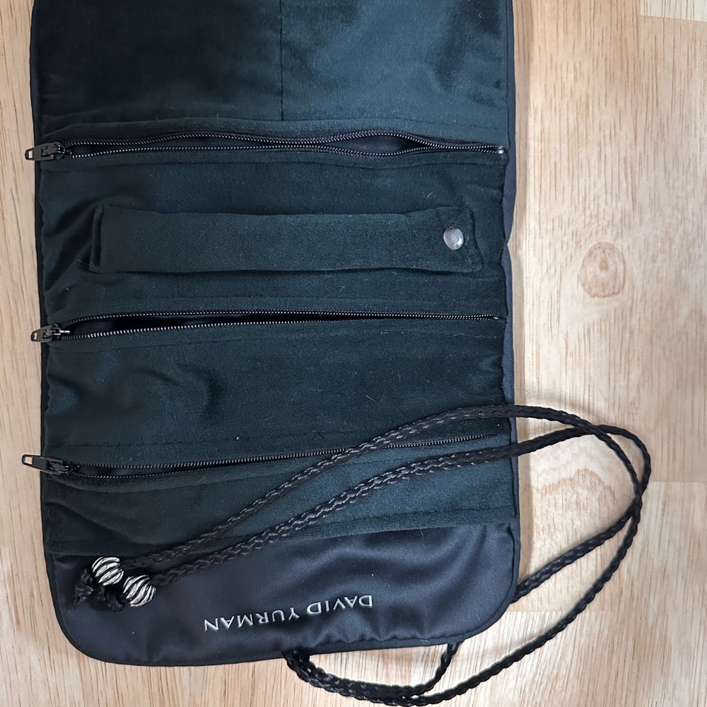 David Yurman Black Travel Jewelry Bag